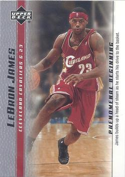 2003 Upper Deck Phenomenal Beginning #20 NBA 1st Pick Lebron