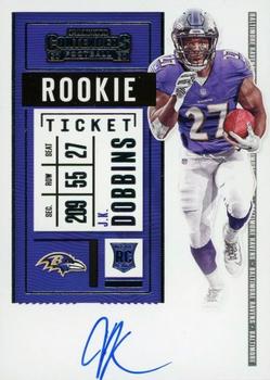 J.K. Dobbins - Baltimore Ravens 2020 Panini Select Concourse Level Pur –