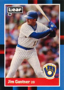 Jim Gantner - Brewers #382 Score 1990 Baseball Trading Card