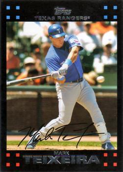 Mark Teixeira player worn jersey patch baseball card (Texas Rangers) 2004  Topps Refractor #MT