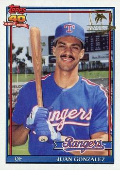 Juan Gonzalez - Rangers - #11 Score 1992 Baseball Trading Card