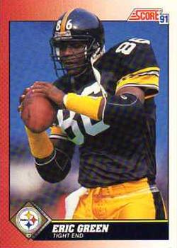 Eric Green autographed Football Card (Pittsburgh Steelers) 1992