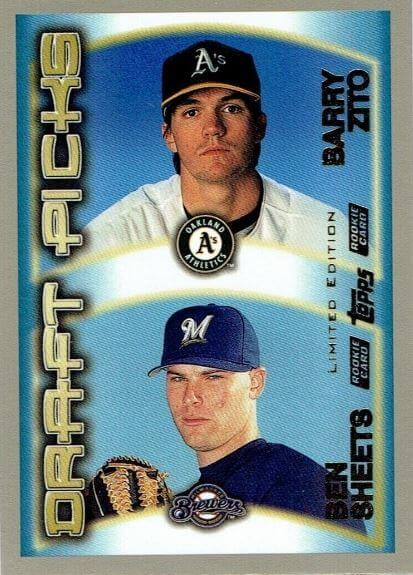 2000 Topps Barry Zito and Ben Sheets Draft Picks Rookie Card #451