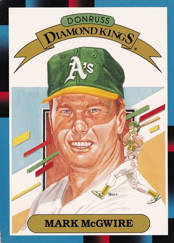  1988 Donruss # 256 Mark McGwire Oakland Athletics Baseball Card  : Collectibles & Fine Art