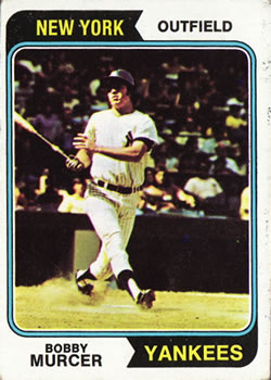 1984 Bobby Murcer S. F. Giants "Mother's Cookies" All-Star  Card #23 of 28