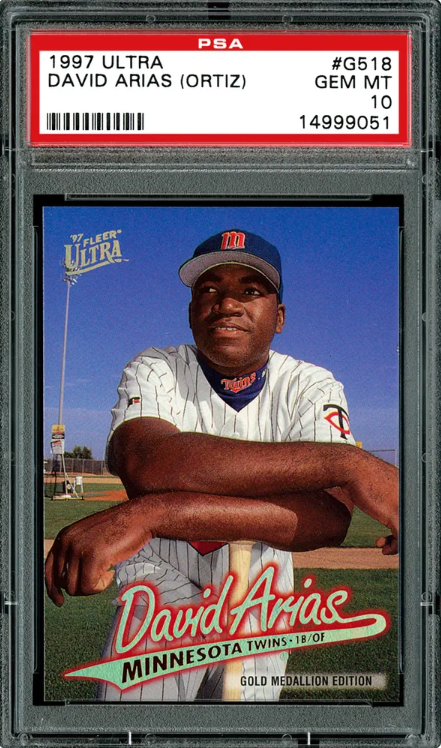 1997 Ultra David Arias Rookie Card #518