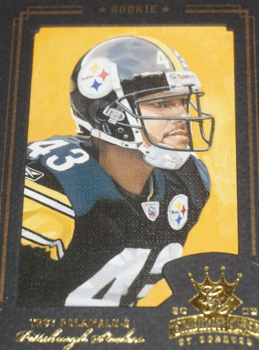 : 2007 Topps Football Card #414 Troy Polamalu