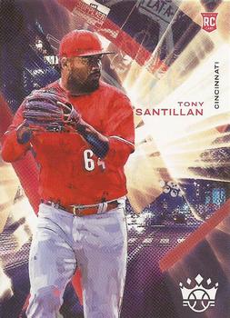 2022 Opening Day Base Blue Foil #161 Tony Santillan - Cincinnati Reds