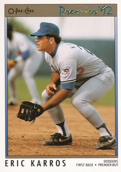 Eric Karros Signed 1997 Upper Deck Baseball Card - Los Angeles Dodgers –  PastPros