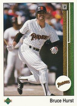 1990 Classic Blue Bruce Hurst #102 San Diego Padres