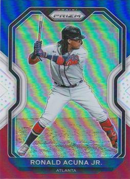 RONALD ACUÑA JR PRIZM high quality STAINED GLASS BLUE WAVE PRIZM