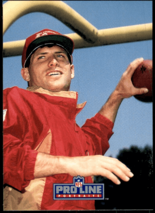1991 Pro Line Portraits Autographs Steve Young