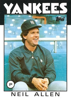 113 Neil Allen - Chicago White Sox - 1987 Topps Baseball – Isolated Cards