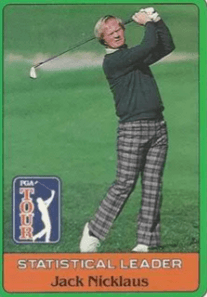 1981 Donruss Statistical Leader Jack Nicklaus #NNO