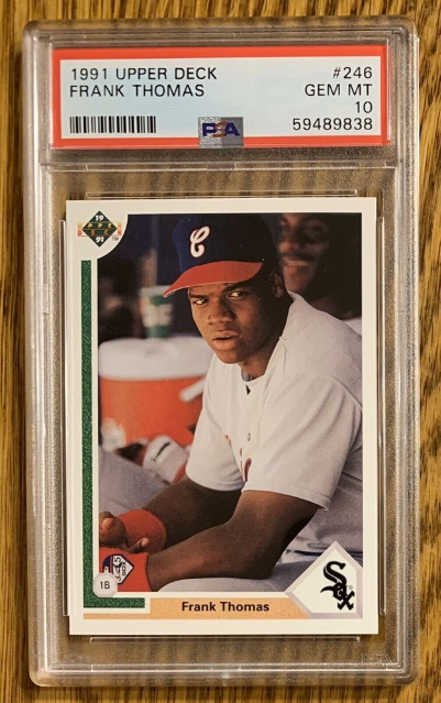 1991 Upper Deck Frank Thomas Rookie Card #246