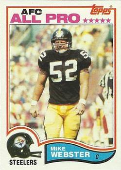 Iron Mike Webster Pittsburgh Steeler Hall Of Famer Police Card issued 1980s