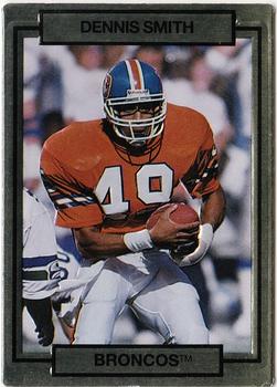 Dennis Smith #36 - Broncos 1990 Topps Football Trading Card on