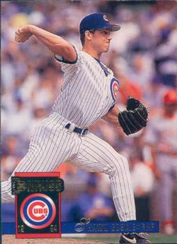 1990 Topps Traded Shawn Boskie RC Chicago Cubs Baseball Card VFBMD