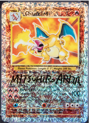 2002 Pokémon Legendary Collection Reverse Foil Charizard Autograph Mitsuhiro Arita #3 - $33,600