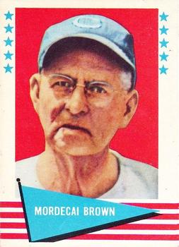 1909-11 T206 Piedmont 150 Mordecai Brown (Pitching, Cubs Jersey), Lot  #50062