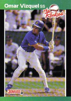 Omar Vizquel Signed Seattle Mariners 1989 Upper Deck Baseball Rookie Card  #787 - (Beckett Encapsulated)