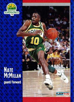 1994-95 NBA Hoops Power Predator Nate McMillan #P-7 - Seattle Supersonics