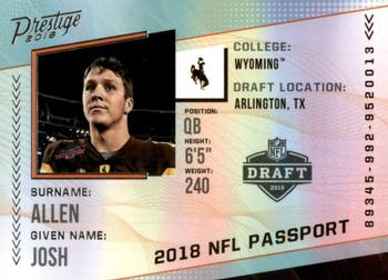 : 2021 Panini Prizm Draft Picks #4 Josh Allen Wyoming