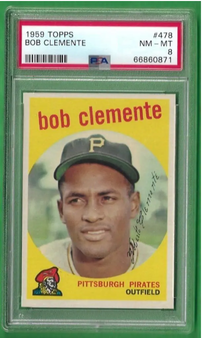 1959 Topps Roberto Clemente #478