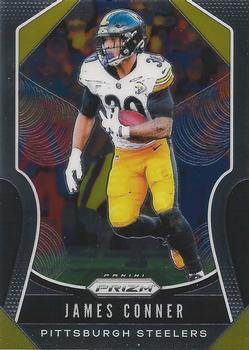 James Conner 2021 Gold Standard Gold Rush Jersey #'d/199 Pittsburgh Steelers