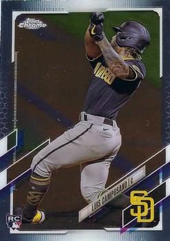 2021 Panini Mosaic Blue Camo Luis Campusano Rookie San Diego Padres #248