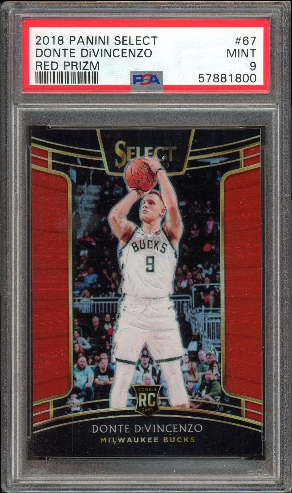 2020-2021 Panini Prizm 50 Donte Divincenzo Signed Card Auto 