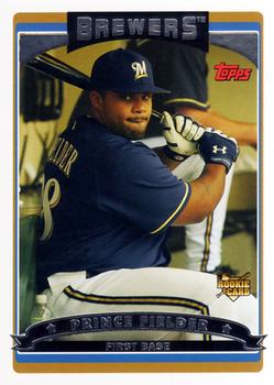 Prince Fielder Milwaukee Brewers Autographed Baseball Cards