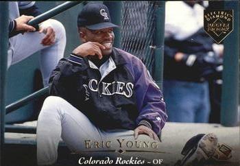 Eric Young Colorado Rockies 1996 Home Baseball Throwback 