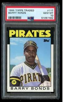 1986 Topps Traded Barry Bonds RC #320