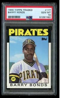 Barry Bonds O-Pee-Chee #320 MCA 10 Ultra Rare Rookie Card