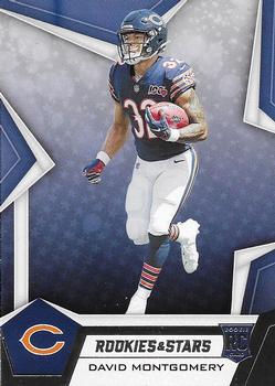 2022 Select David Montgomery Gold Prizm Swatches JERSEY RELIC 30/49 BEARS