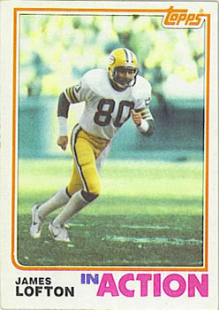 James Lofton Green Bay Packers Signed 1987 Topps Card 354 -   Israel