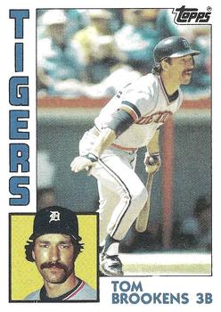 Tom Brookens #473 Fleer 1981 Baseball Card (Detroit Tigers) VG