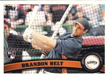 Brandon Belt 2011 Topps Finest #83 Rookie Card