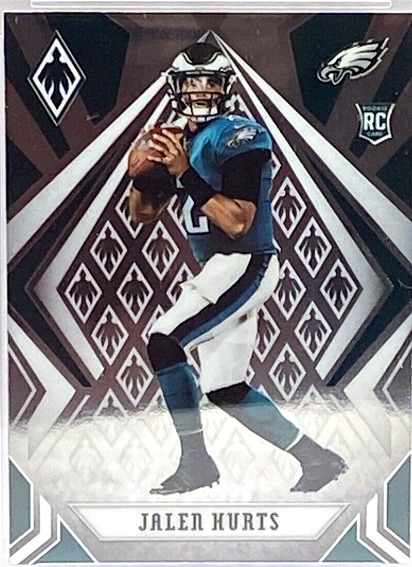 JALEN HURTS Card Rookie RC Canvas Black Uniform - Mint NM MVP