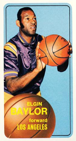 Elgin Baylor shops 2005-06 Topps First Row Auto (#5/107) for the Los Angeles Lakers!