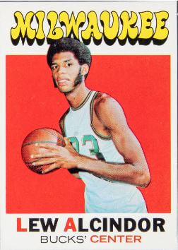 1971 Topps Lew Alcindor (Kareem Abdul-Jabbar) #100 - $66,610