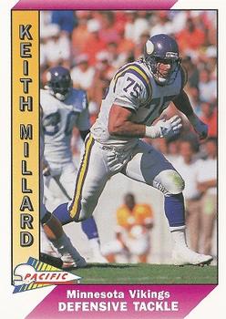 1990 Fleer #105 Keith Millard Minnesota Vikings ~A2D