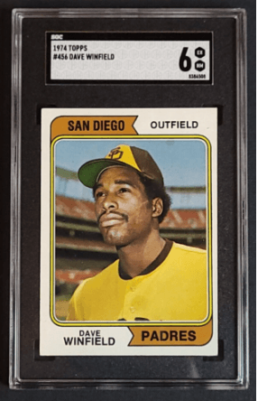 1974 Topps Dave Winfield Rookie Card #456
