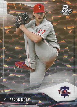 Aaron Nola (Green Foil) 2021 Panini Absolute Parallel MLB Baseball Card #24