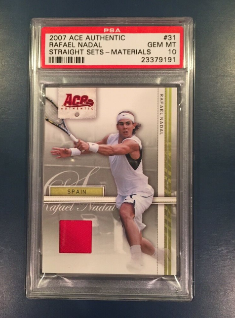 Rafael Nadal Signed 2007 Ace Authentic Straight Sets (Materials) #32