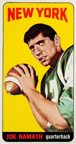 2021 Panini Donruss Variation #42 Joe Namath Card New York Jets