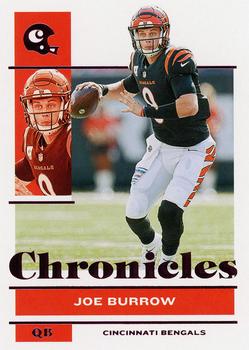 Ja'Marr Chase 2021 Panini Chronicles Silver Rookie Card #17 Cincinnati  Bengals