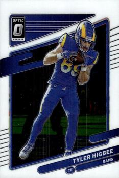 Tyler Higbee football Paper Poster Rams 4 - Tyler Higbee - Sticker