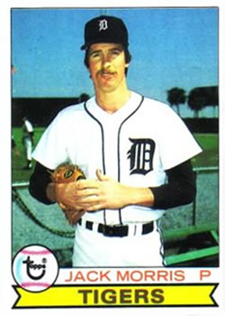 Detroit Tigers Jack Morris 1979 Topps Vintage Baseball Card #251 Ex+ Mint  AWESOME